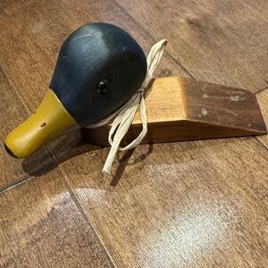 Wooden Duck  door stopper